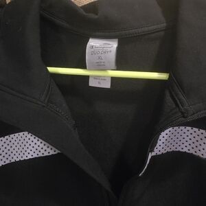 Champion Duo Dry XL Black Pullover With Mesh Accent